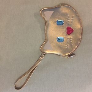 Betsey Johnson Kitty Cat Wristlet